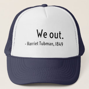 Casquette On sort. Harriet Tubman, métro