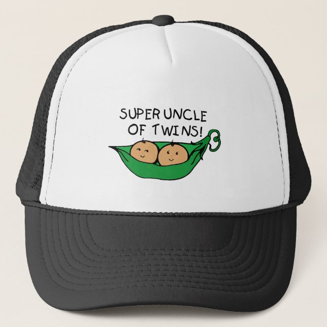 Casquette Oncle superbe de cosse de jumeaux (Devant)