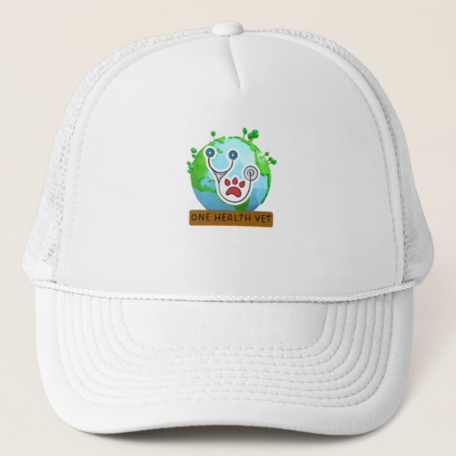 Casquette One Health Vet – Vet Global Health Animal Design (Devant)