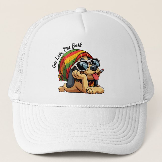Casquette One Love One Bark Funny Chien (Devant)