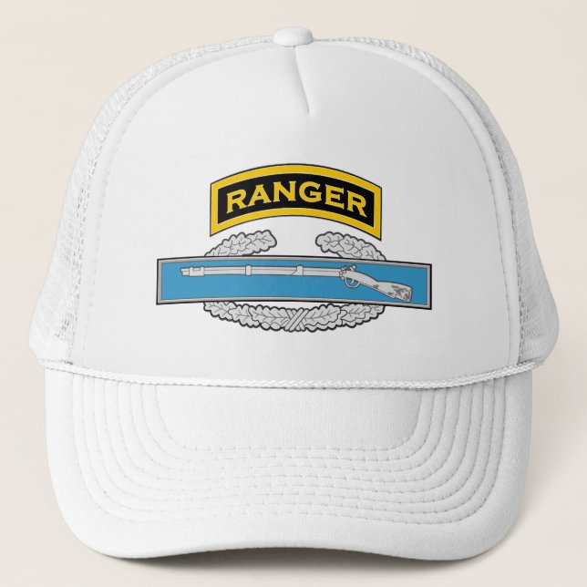 Casquette Onglet Ranger - Badge de l'Infanteur de combat - C (Devant)