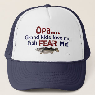 Casquette Opa...Les grands enfants m'aiment Poisson Je crain