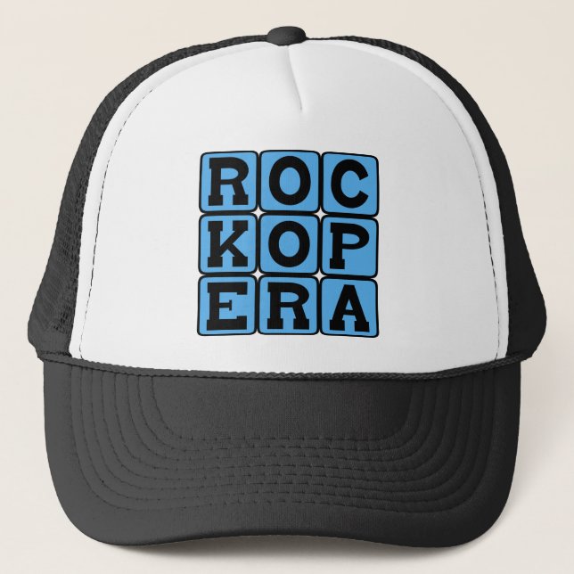 Casquette Opéra rock, genre musical (Devant)