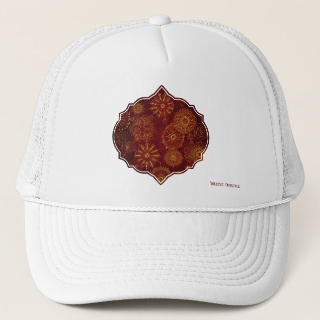 Casquette Opulence de Noël : Fils d'or de Christmas (Devant)