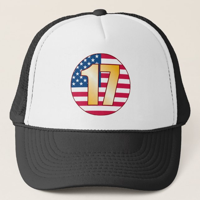 Casquette Or des 17 Etats-Unis (Devant)
