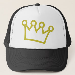 Casquette or king couronne deluxe