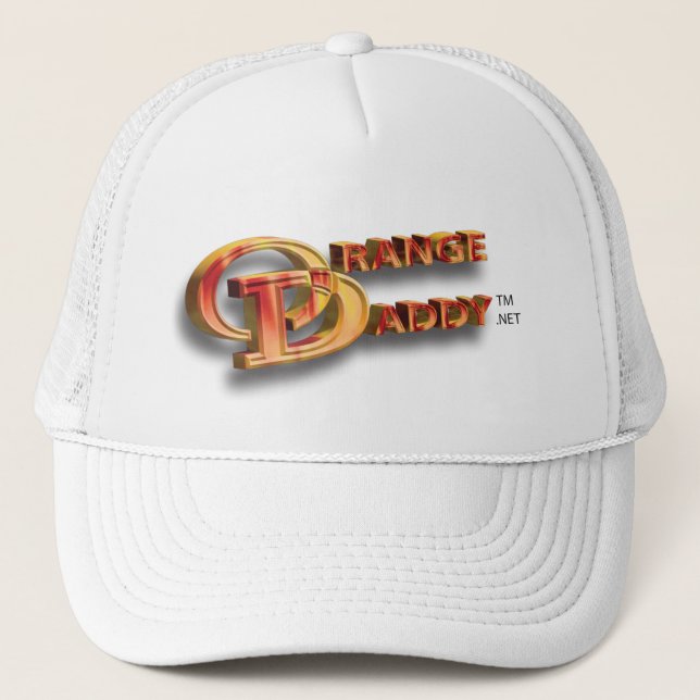 Casquette Orange Daddy 3D (Devant)