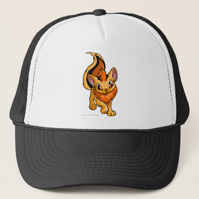 Casquette Orange de Xweetok (Devant)