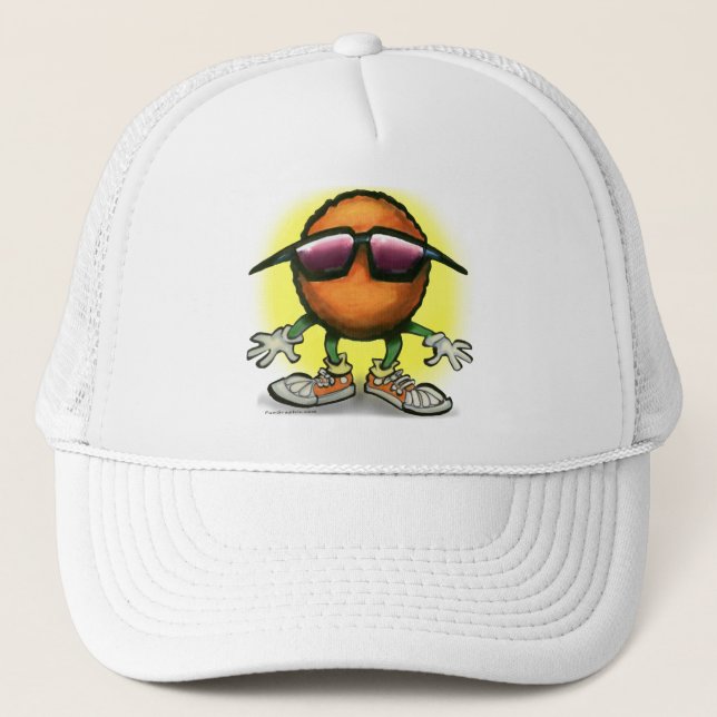 Casquette Orange Dude (Devant)