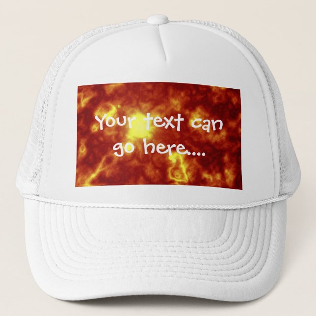 Casquette Orange et jaune (Devant)