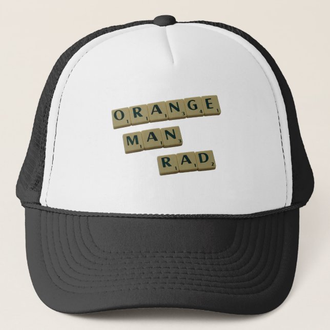 Casquette Orange Man Rad (Devant)