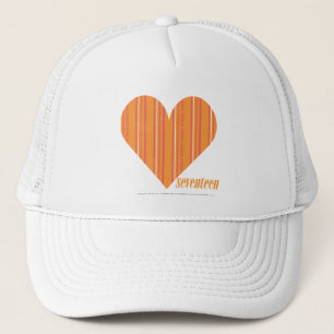 Casquette Orange mince 3 de rayures
