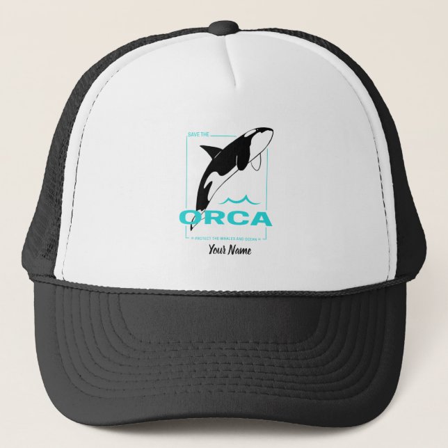 Casquette Orca Killer Whale pour une fille qui aime juste le (Devant)