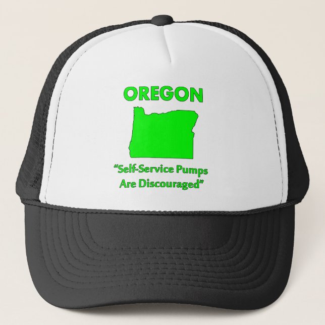Casquette Oregon - Les Pompes Libre-Service Sont Découragées (Devant)