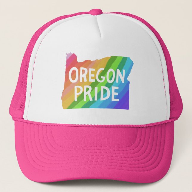 Casquette Oregon State Map Illustration FIDE RAINBOW (Devant)