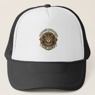 Casquette Ornement baroque Chat Cadeau amateur de chat - Orn