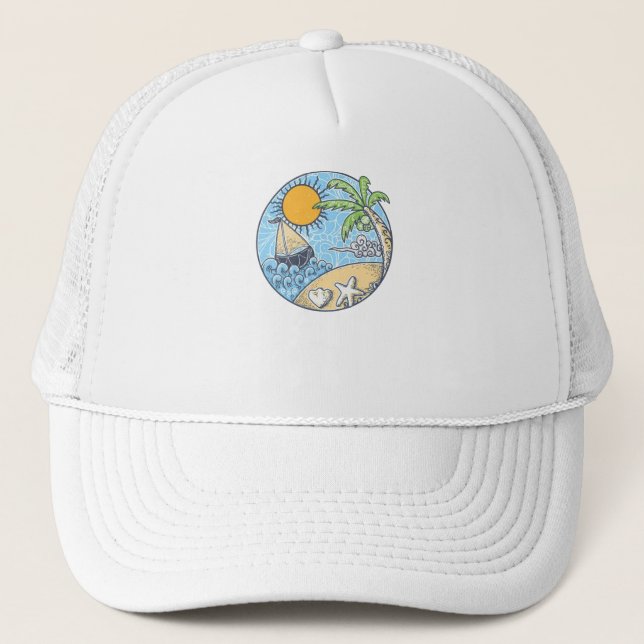 Casquette Ornement d'été (Devant)