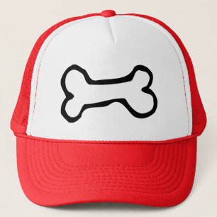 Casquette Os de chien mignon de bande dessinée