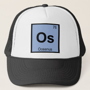 Casquette Os - Océanus Titan Chimie Symbole du tableau pério