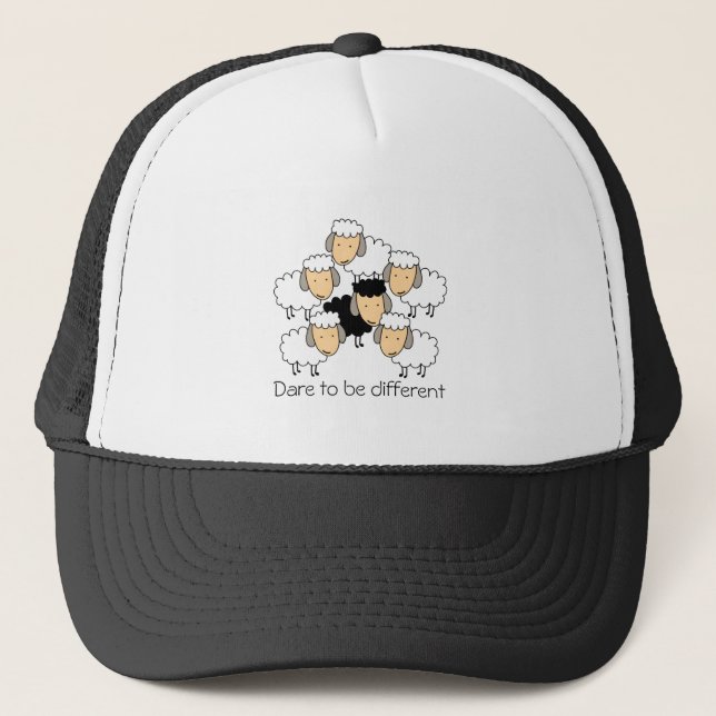 Casquette Osez être différent Mouton noir (Devant)