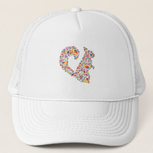 Casquette Otomi d'écureuil Fleurs Rodent Cadeau