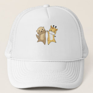 Casquette Otter Giraffe Sweet Animaux Pour Enfants Animaux