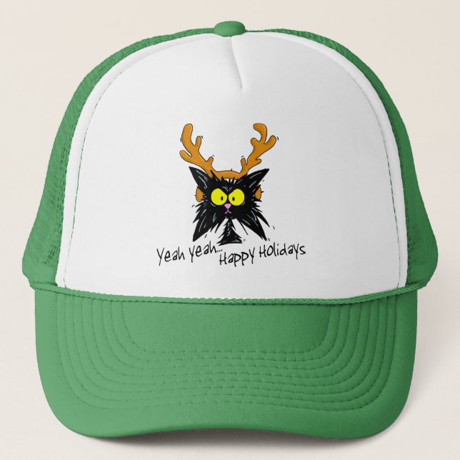 Casquette "Ouais ouais… bonnes fêtes " (Devant)