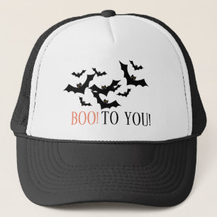 Casquette "OUI !" Halloween Black Bats Personnalisé