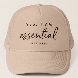 Casquette Oui, Je Suis L'Employé De Première Ligne Du Trav