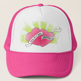 Casquette Oui nous pouvons - Obama 08 - style de tatouage de