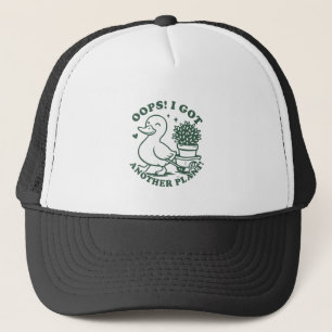 Casquette Oups ! J'ai encore une plante ! canard drôle