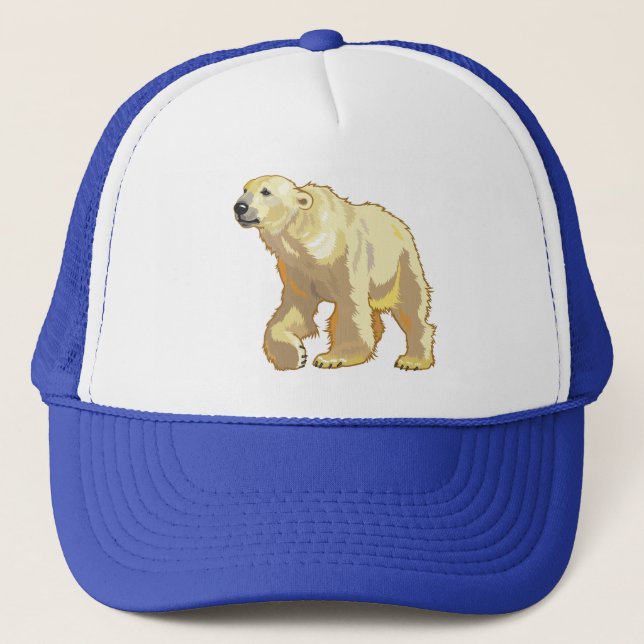 Casquette ours blanc (Devant)