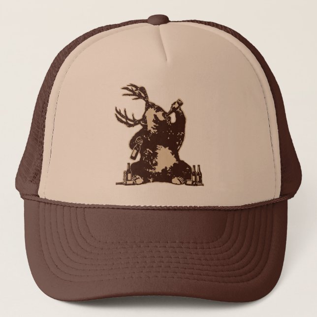 Casquette Ours, cerf commun, ours ivre ? (Devant)