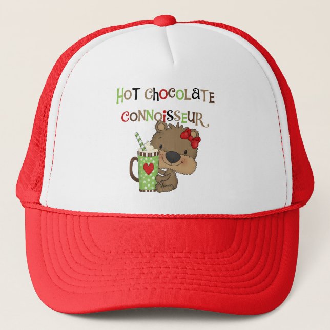 Casquette Ours chaud de fille de ChocolateConoisseur (Devant)