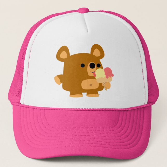 Casquette Ours de dessin mignon avec balles :) chapeau de ca (Devant)
