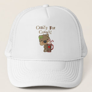 Casquette Ours de fille fou pour le cacao