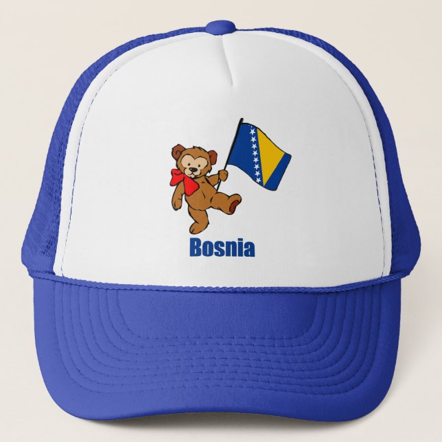 Casquette Ours de nounours de la Bosnie (Devant)