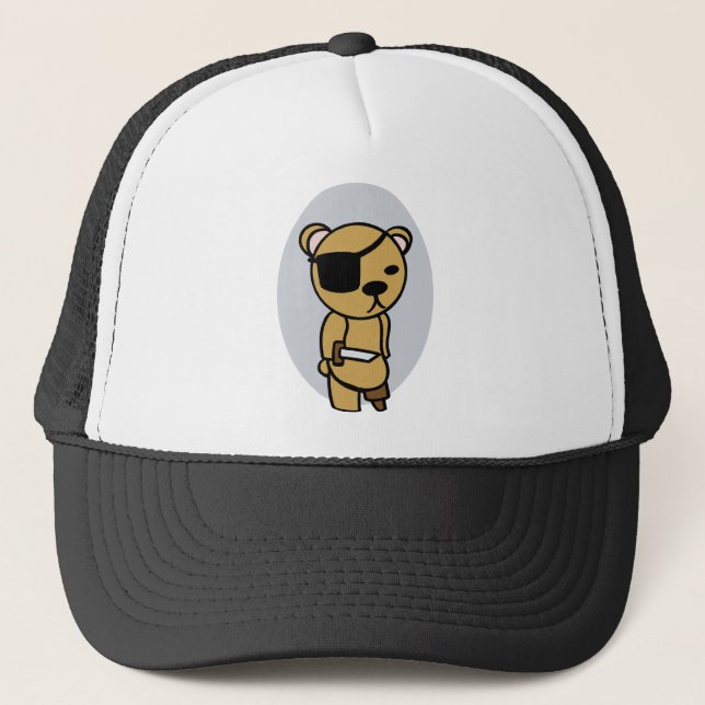 Casquette Ours de nounours de pirate (Devant)