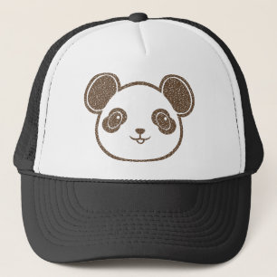 Casquette Ours de panda en détresse