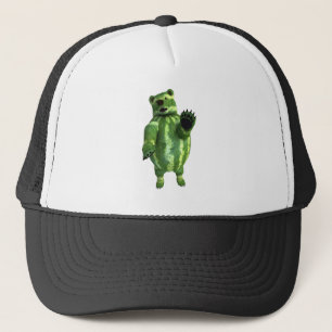 Casquette Ours de pastèques vertes amusantes
