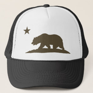 Casquette Ours de République de la Californie - brun