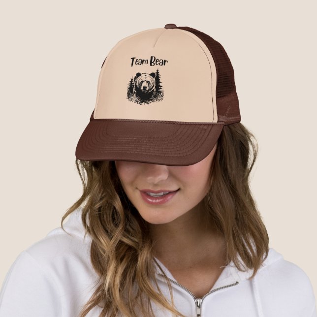 Casquette Ours d'équipe (En situation)