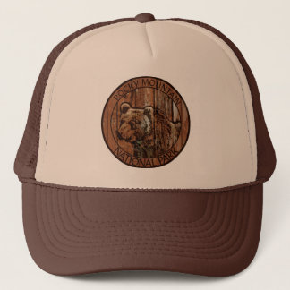 Casquette Ours en bois du Parc national des Rocheuses