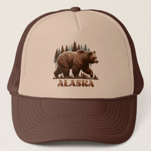 Casquette Ours grizzli de l'Alaska