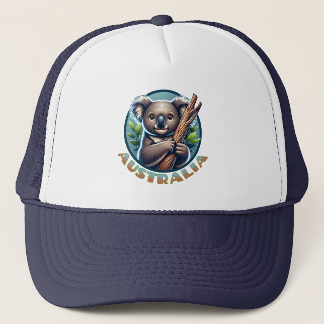 Casquette Ours Koala australien (Devant)