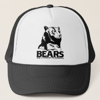 Casquette ours machines à tuer sans dieu humour t-shirt drôl