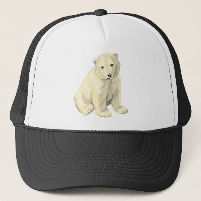 Casquette Ours polaire (Devant)
