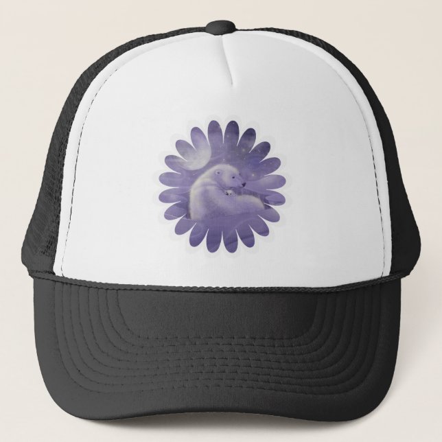 Casquette Ours polaires de l'hiver doux (Devant)