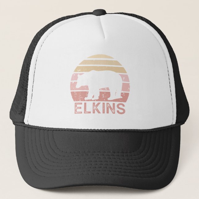 Casquette Ours Rétro Elkins Virginie Occidentale (Devant)