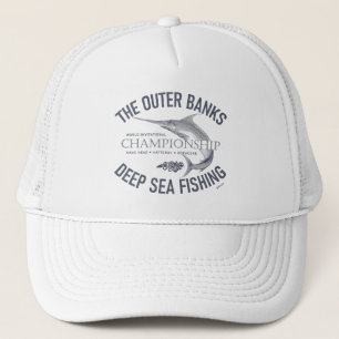 Casquette Outer Banks Deep Sea Fishing OBX Blue Vintage